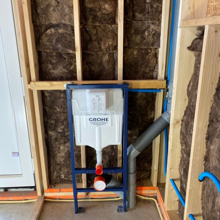 Leidingwerk toilet